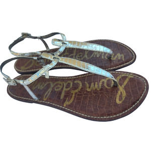 Sam Edelman Silver Sandals Size 11